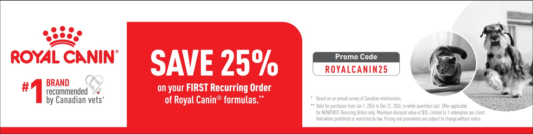 Save 20% when you auto order your first Hills Pet Food Order with discount Code
