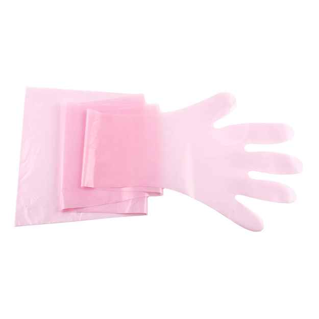 Picture of GLOVES OB POLY PETITE PINK 1.25mil (P-125-P) - 100`s