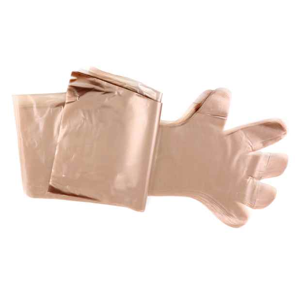 Picture of GLOVES OB AG-TEK MAXISLEEVE BROWN 1.25mil (M125) - 100`s