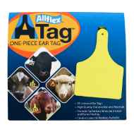 Picture of ALLFLEX  A-TAG COW one piece YELLOW BLANK - 25/bag