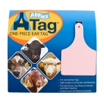 Picture of ALLFLEX  A-TAG COW one piece PINK BLANK - 25s 