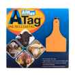 Picture of ALLFLEX  A-TAG CALF V2 one piece ORANGE BLANK - 25/bag