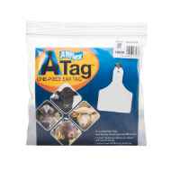 Picture of ALLFLEX  A-TAG CALF V2 one piece WHITE BLANK - 25/bag