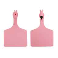 Picture of ALLFLEX  A-TAG FEEDLOT one piece LT PINK BLANK - 50/bag