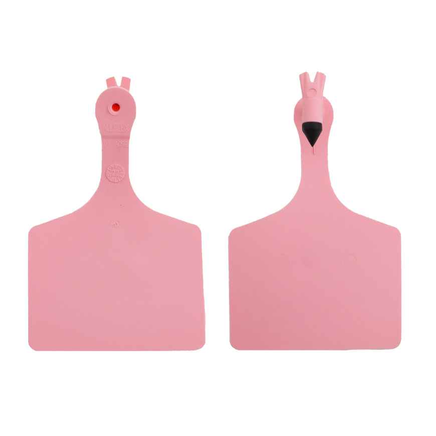 Picture of ALLFLEX  A-TAG FEEDLOT one piece LT PINK BLANK - 50/bag