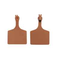 Picture of ALLFLEX  A-TAG FEEDLOT one piece BROWN BLANK - 50/bag