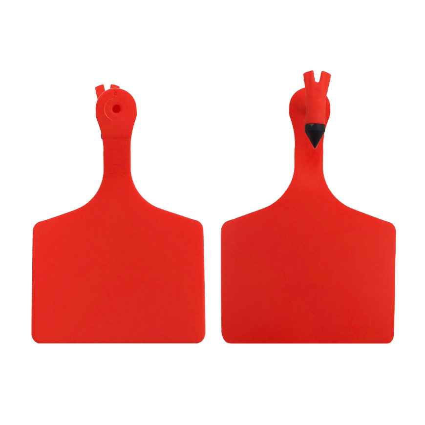 Picture of ALLFLEX  A-TAG FEEDLOT one piece RED BLANK - 50/bag