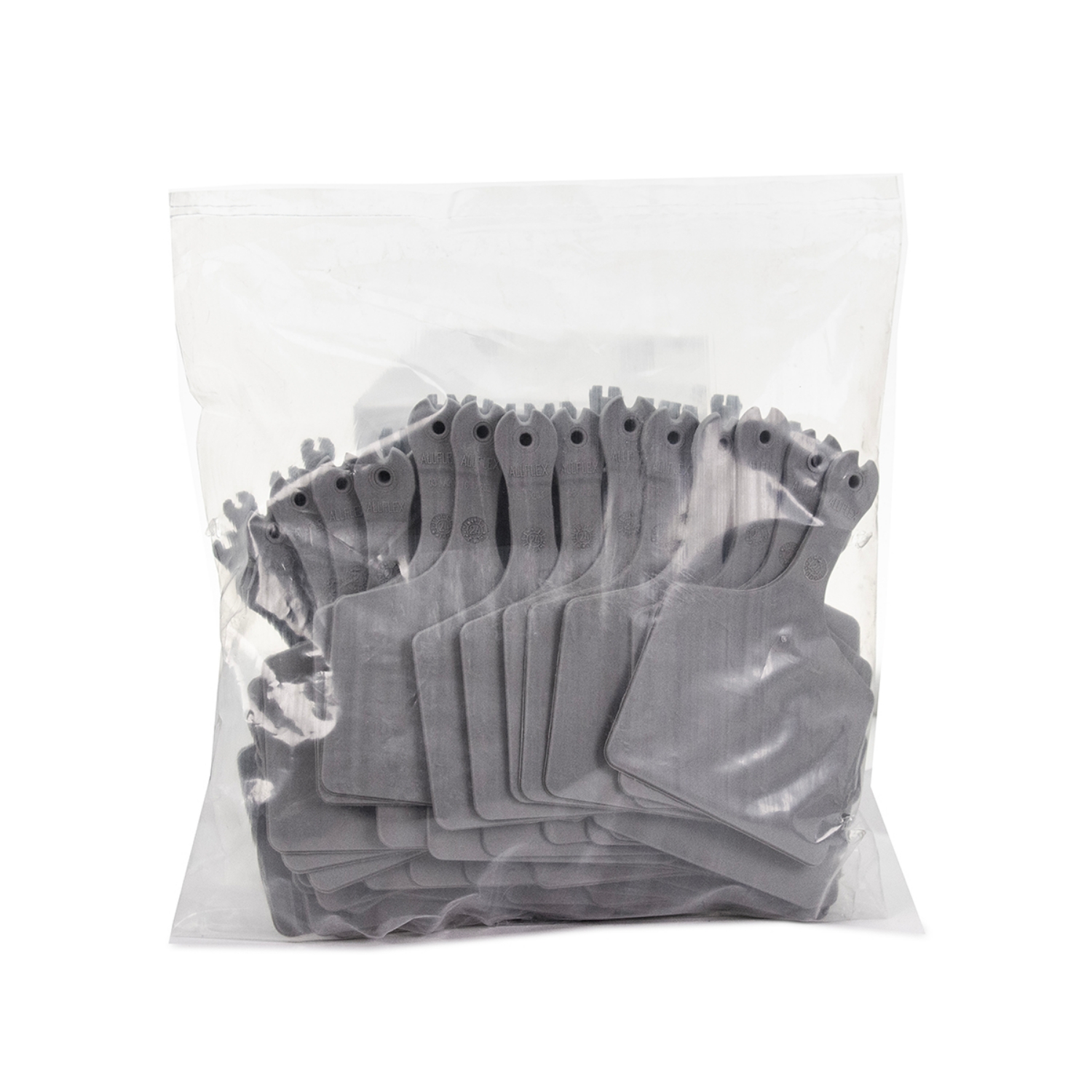Picture of ALLFLEX  A-TAG FEEDLOT one piece GREY BLANK - 50/bag