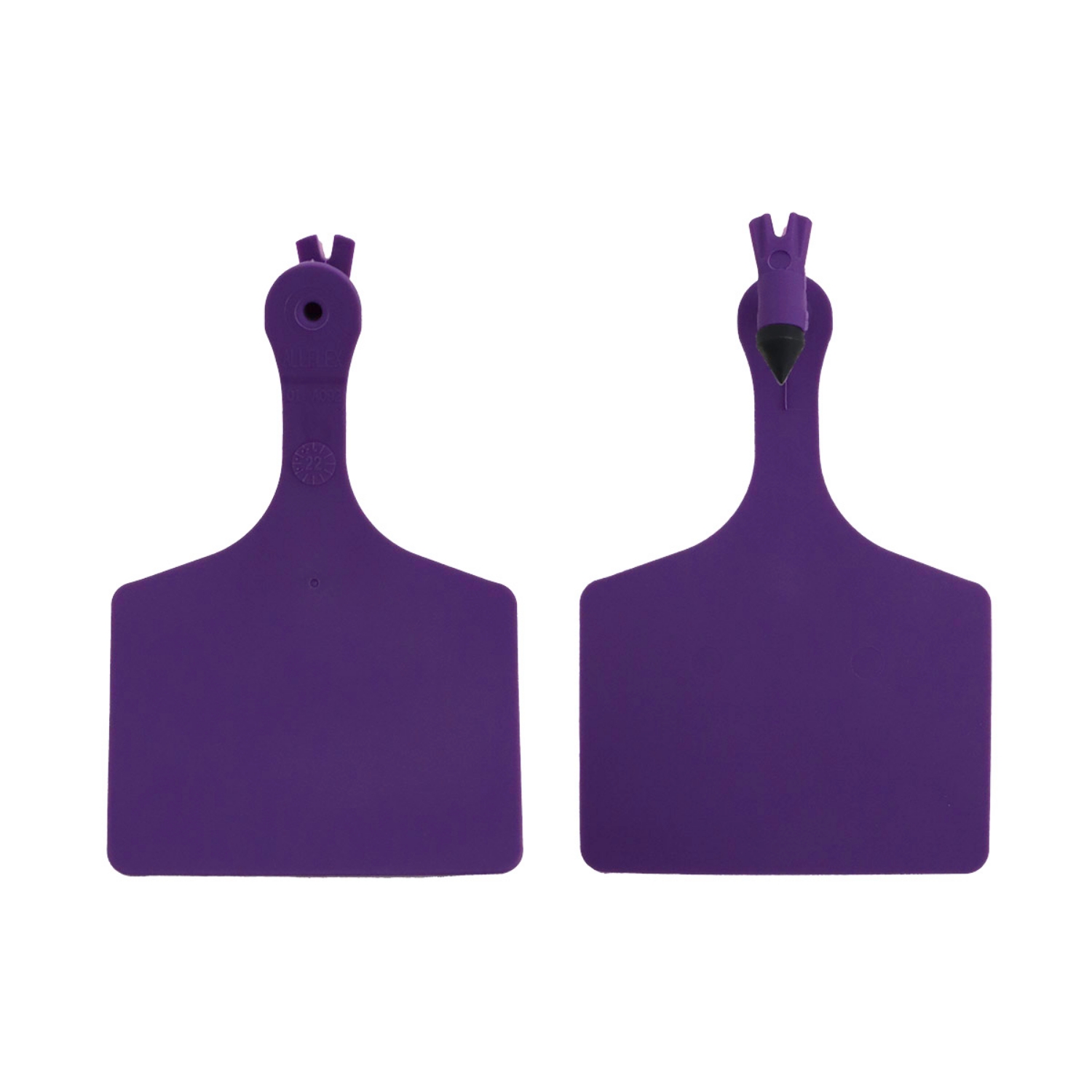 Picture of ALLFLEX  A-TAG FEEDLOT one piece DK PURPLE BLANK - 50/bag