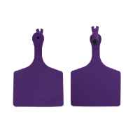 Picture of ALLFLEX  A-TAG FEEDLOT one piece DK PURPLE BLANK - 50/bag