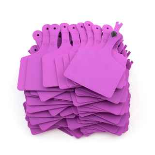 Picture of ALLFLEX  A-TAG FEEDLOT one piece LT PURPLE BLANK - 50/bag