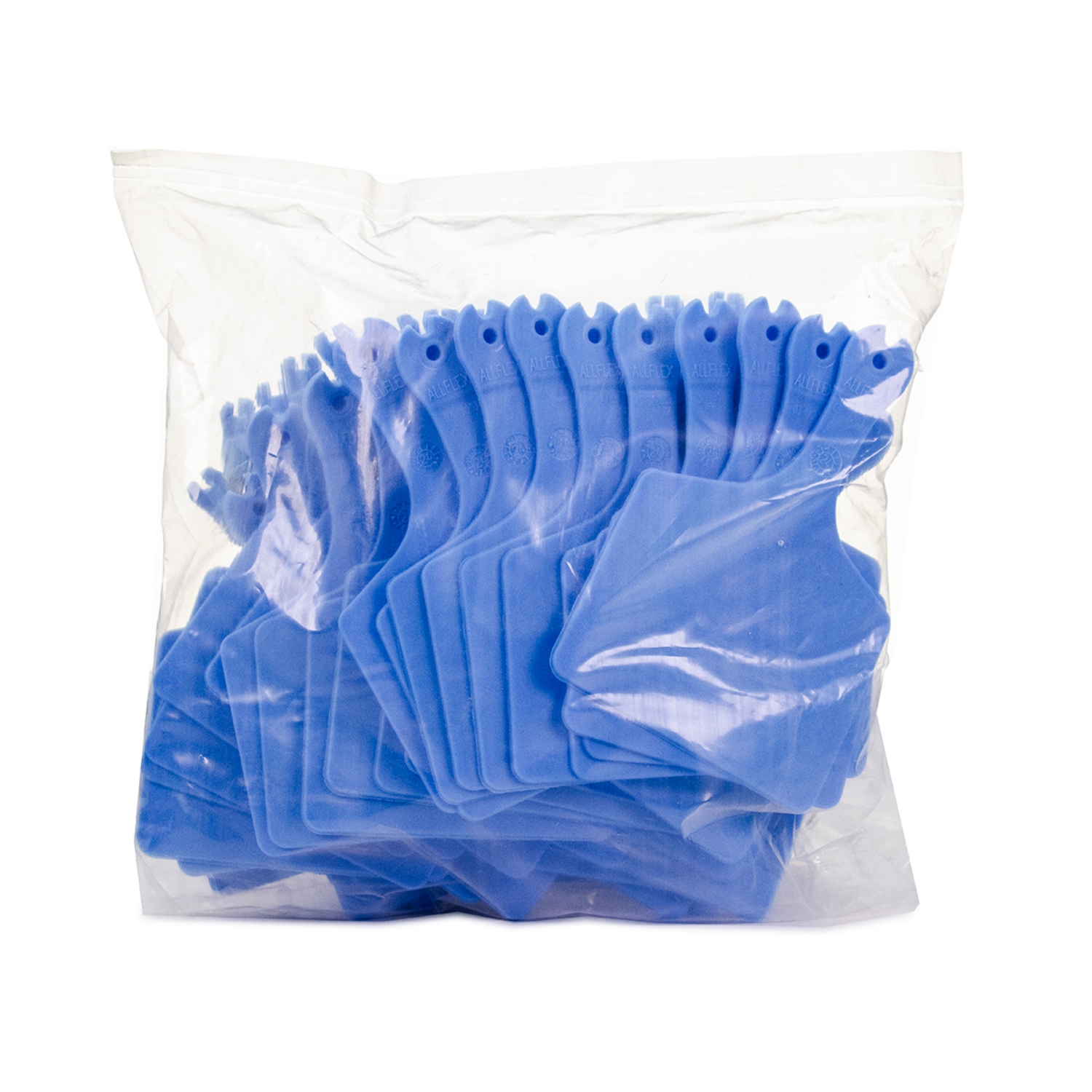 Picture of ALLFLEX  A-TAG FEEDLOT one piece DK BLUE BLANK - 50/bag