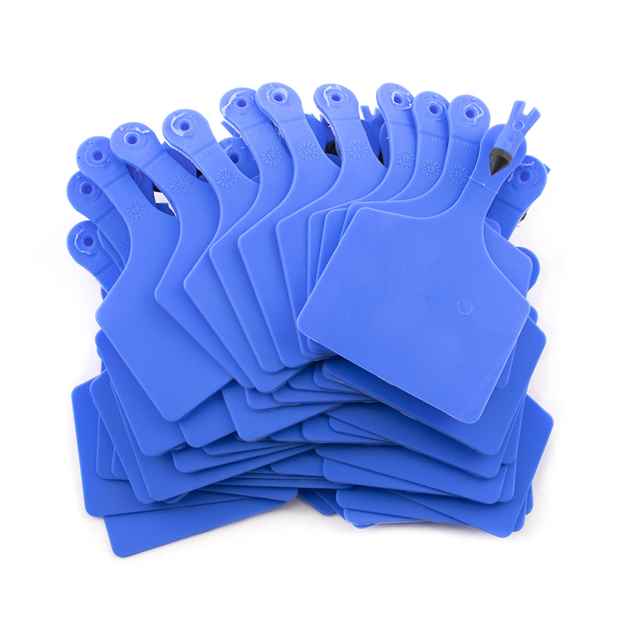 Picture of ALLFLEX  A-TAG FEEDLOT one piece DK BLUE BLANK - 50/bag