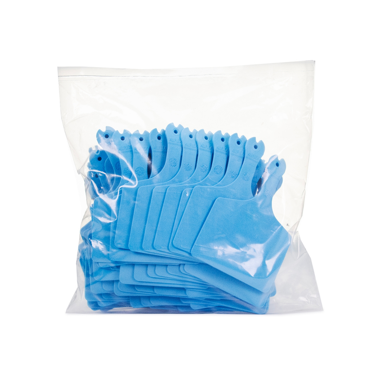 Picture of ALLFLEX  A-TAG FEEDLOT one piece LT BLUE BLANK - 50/bag