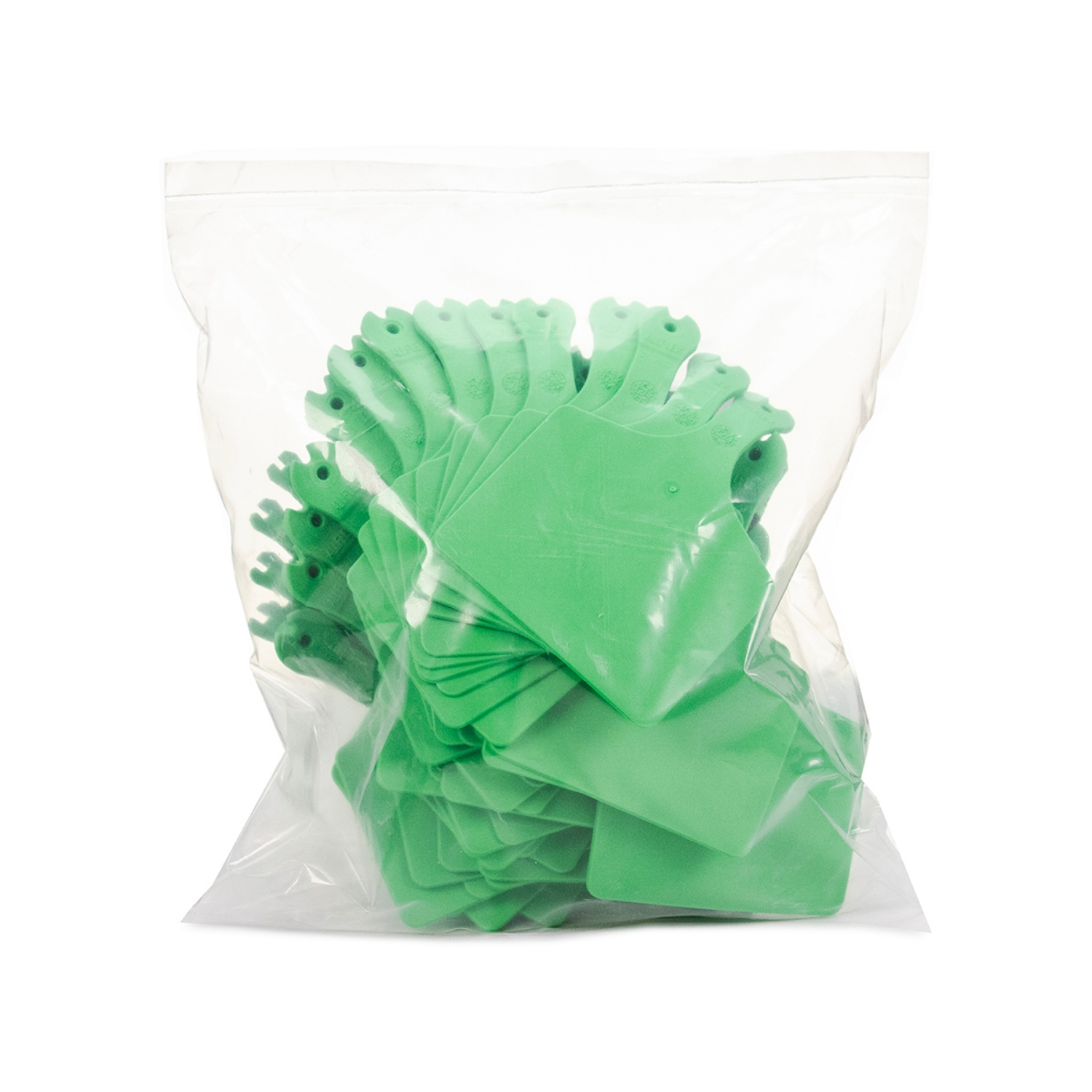 Picture of ALLFLEX  A-TAG FEEDLOT one piece LT GREEN BLANK - 50/bag