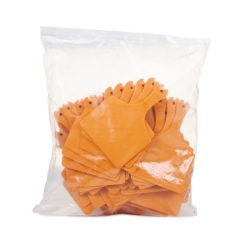 Picture of ALLFLEX  A-TAG FEEDLOT one piece LT ORANGE BLANK - 50/bag