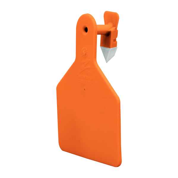 Picture of Z TAG CALF one piece ORANGE BLANK - 25's