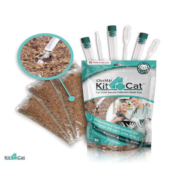 Kit4Cat Cat Urine Sample Collection Sand 3 Part Box 