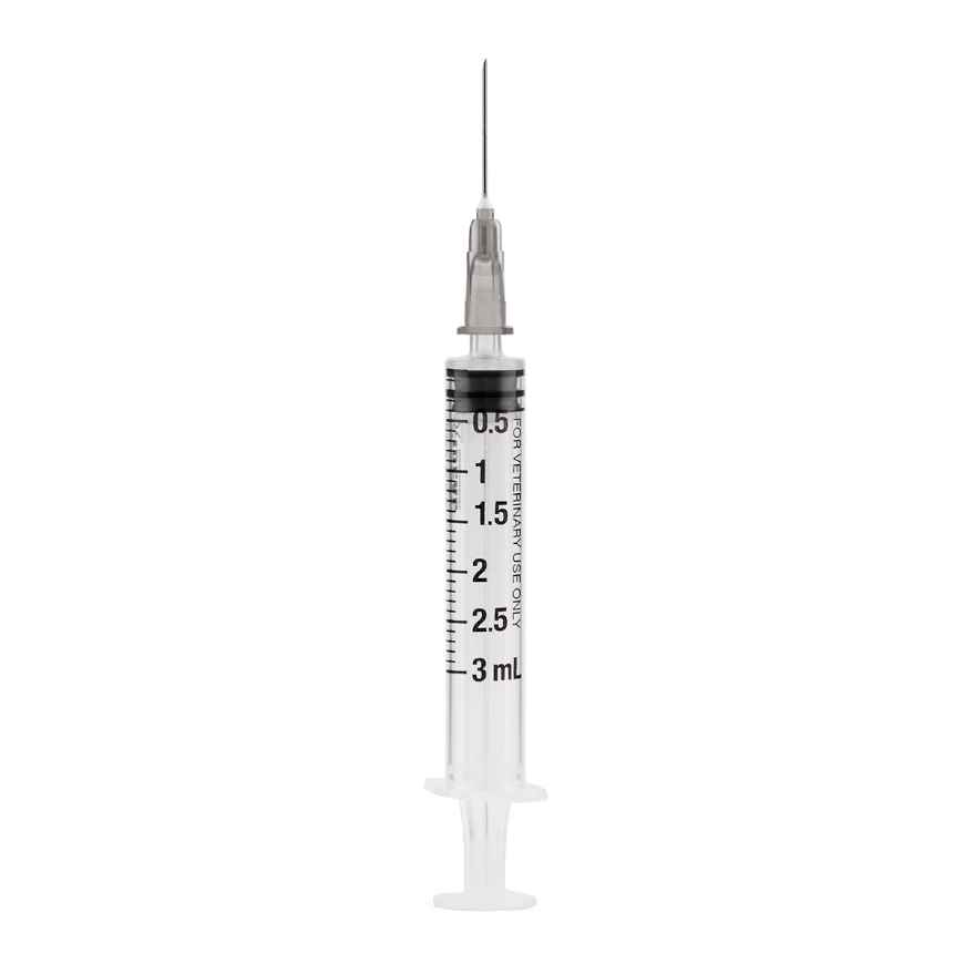 Picture of SYRINGE & NEEDLE LS 3cc 22g x 3/4in(SP) - 100's