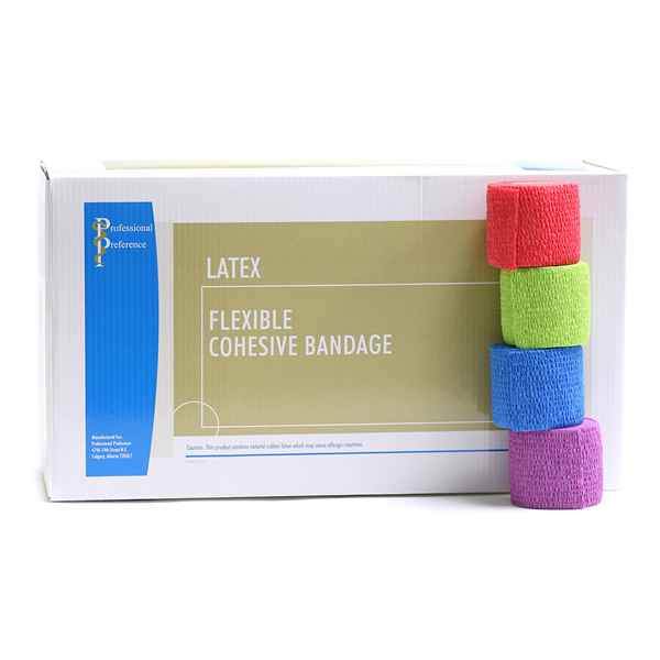 Picture of COHESIVE BANDAGE(PROF PREF) 2in ASST COLORS - 36/box