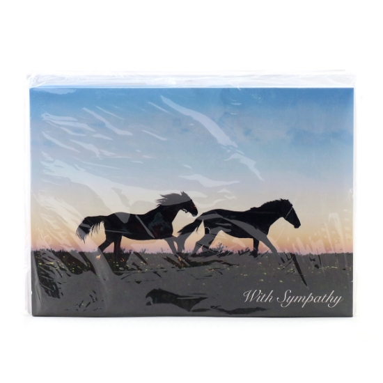 Picture of SYMPATHY CARDS W/ENV for EQUINE - 25/pk