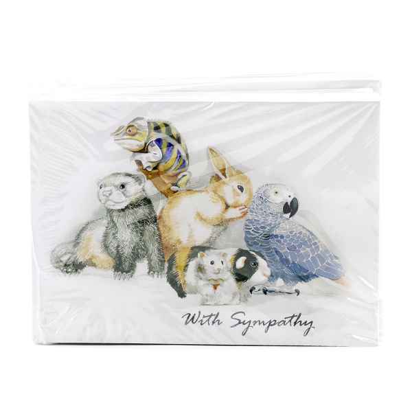 Picture of SYMPATHY CARDS W/ENV for EXOTICS - 25/pk