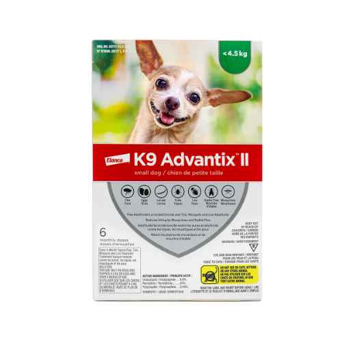 Picture of K9 ADVANTIX II CANINE DOG UNDER 4.5kg - 6's  (su12)
