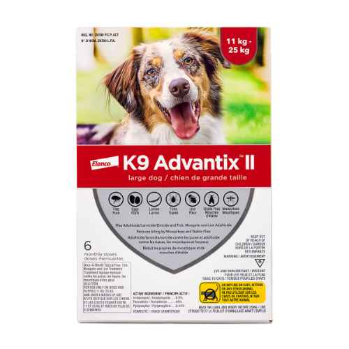Picture of K9 ADVANTIX II CANINE DOG 11kg - 25kg - 6's (su12)