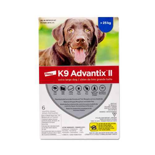 Picture of K9 ADVANTIX II CANINE DOG OVER 25kg - 6's (su12)  