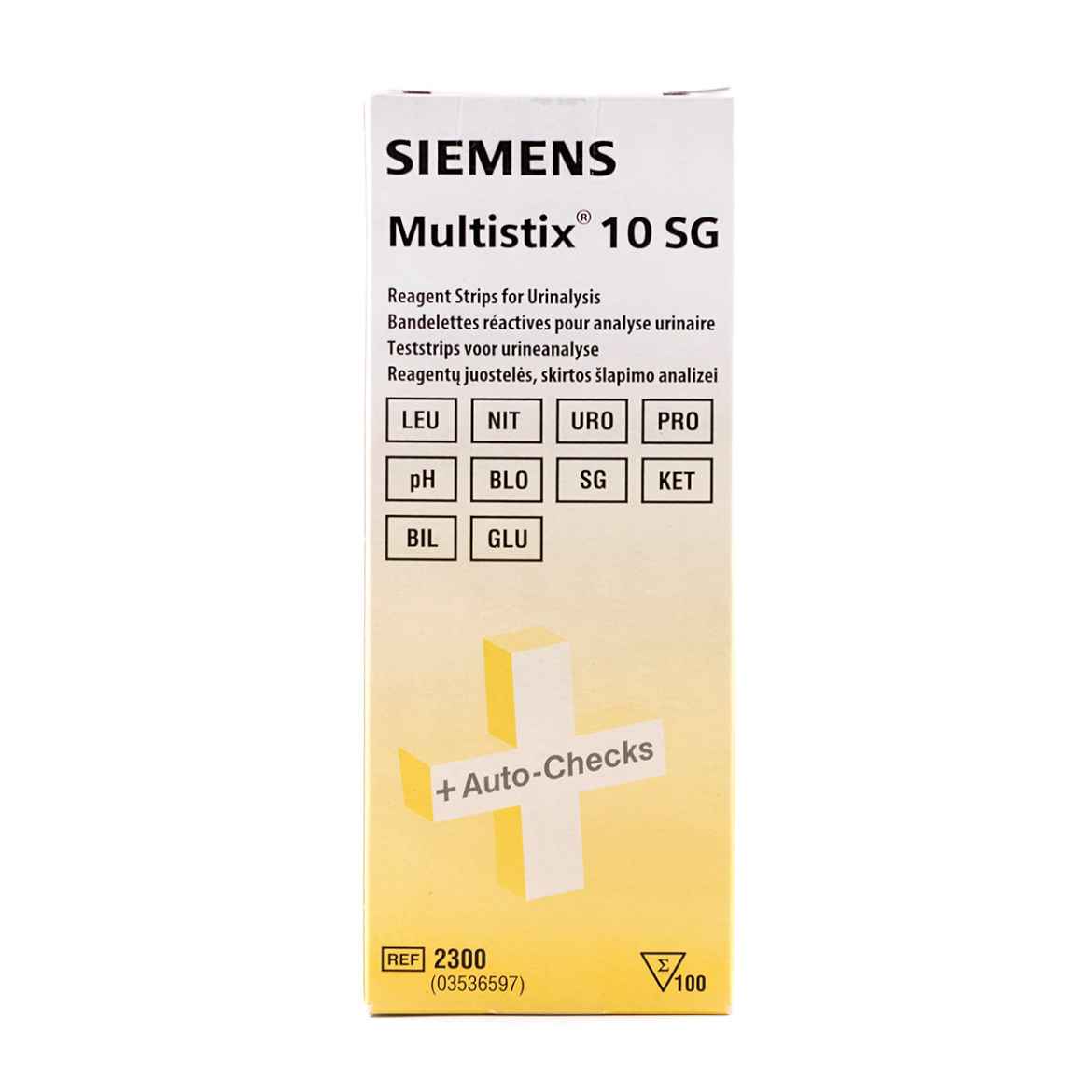 Picture of MULTISTIX 10 SG urinary test strip - 100`s