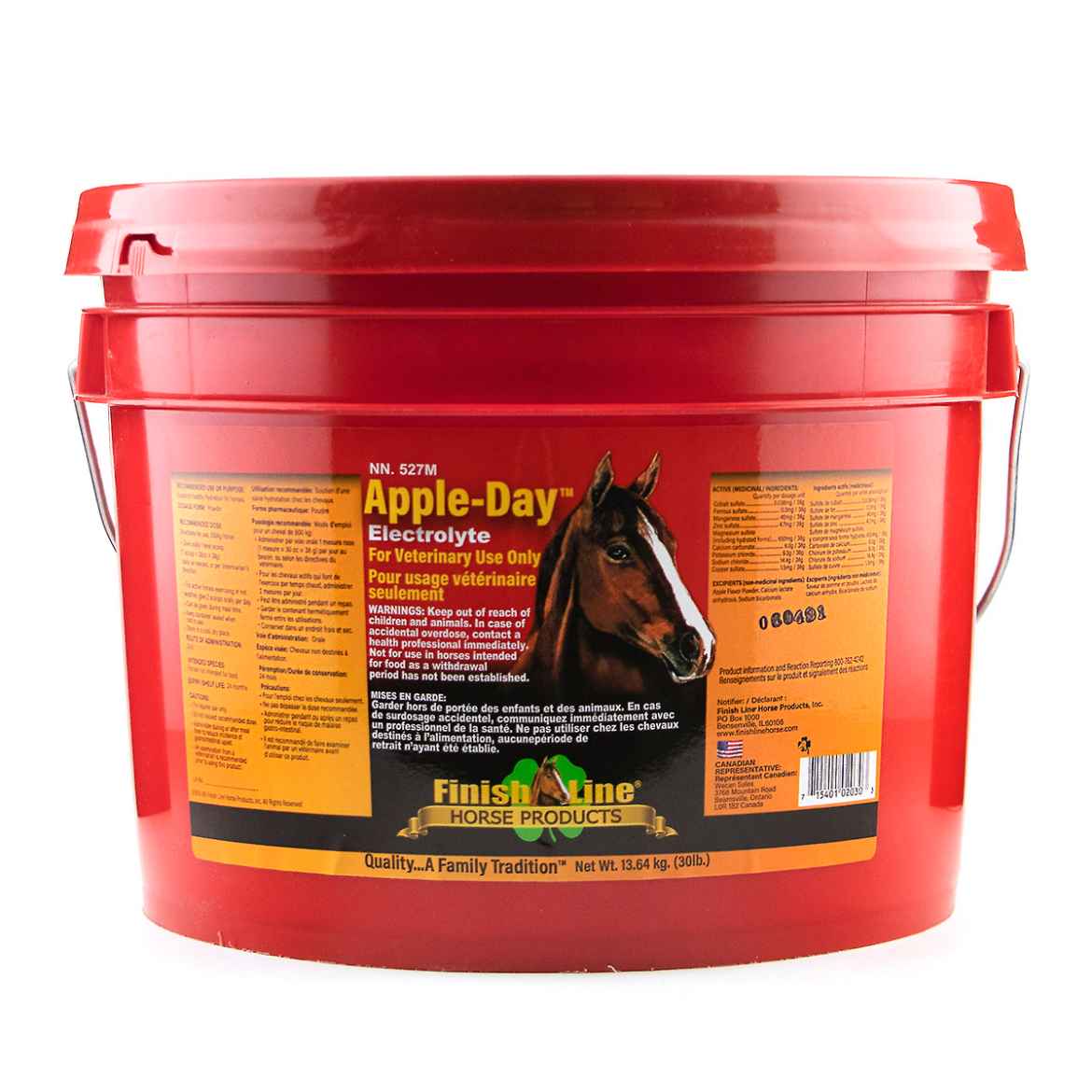 Picture of FINISH LINE APPLE EH ELECTROLYTES FOR HORSES - 30lb / 13.64kg