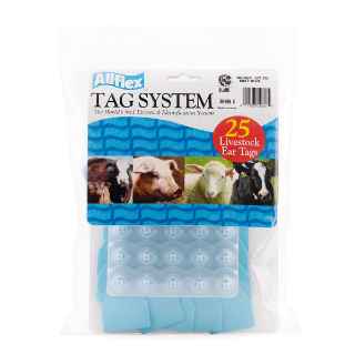 Picture of ALLFLEX TAG GLOBAL MEDIUM BLANK BLUE - 25/bag