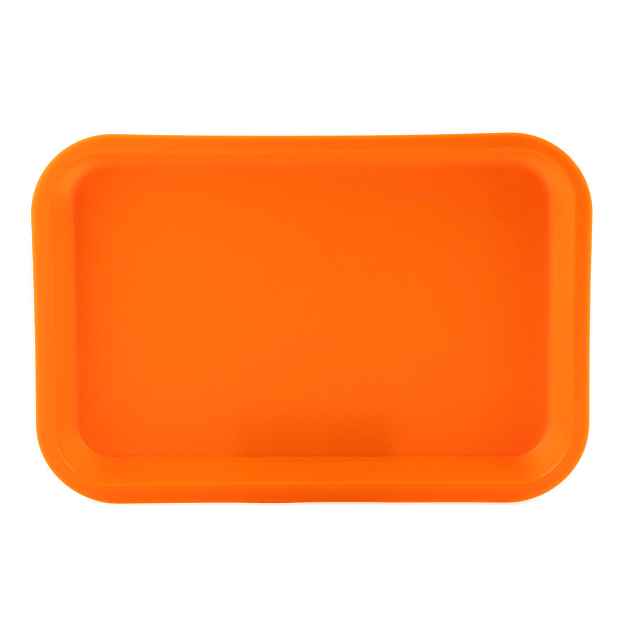 Picture of TRAY MINI FLAT NEON ORANGE(9 3/8in x 6 3/8in x 7/8in)