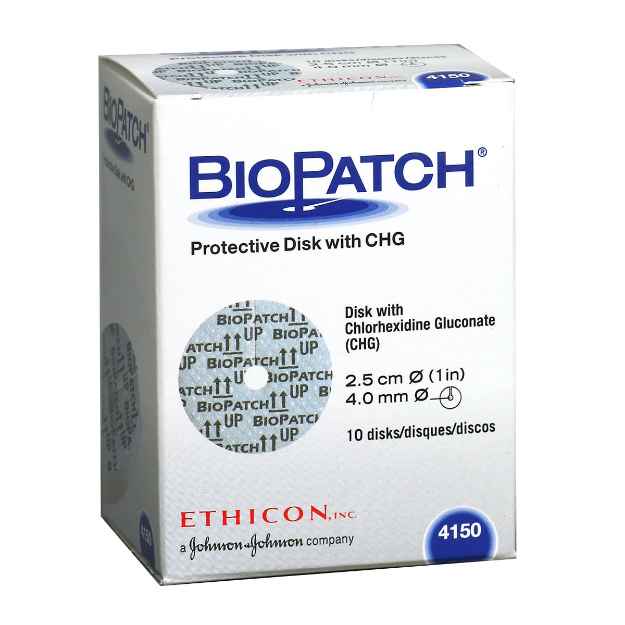 Picture of BIOPATCH DISC w/ CHG 2.5cm DISC w/4mm CENTER - 10/box