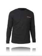 Picture of BACK ON TRACK HUMAN T SHIRT LONG SLEEVE BLACK Poly/Cotton - Small