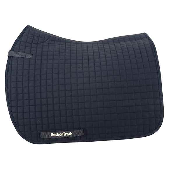 Picture of BACK ON TRACK EQUINE DRESSAGE #1 SADDLE PAD BLACK