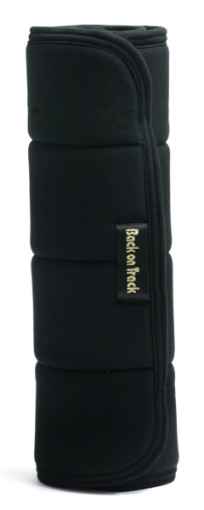 Picture of BACK ON TRACK EQUINE LEG WRAP NO BOW BLACK 14in x 29in - Pair
