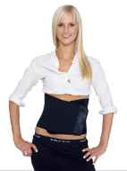 Picture of BACK ON TRACK HUMAN BACK BRACE NARROW FRONT BLACK - Medium