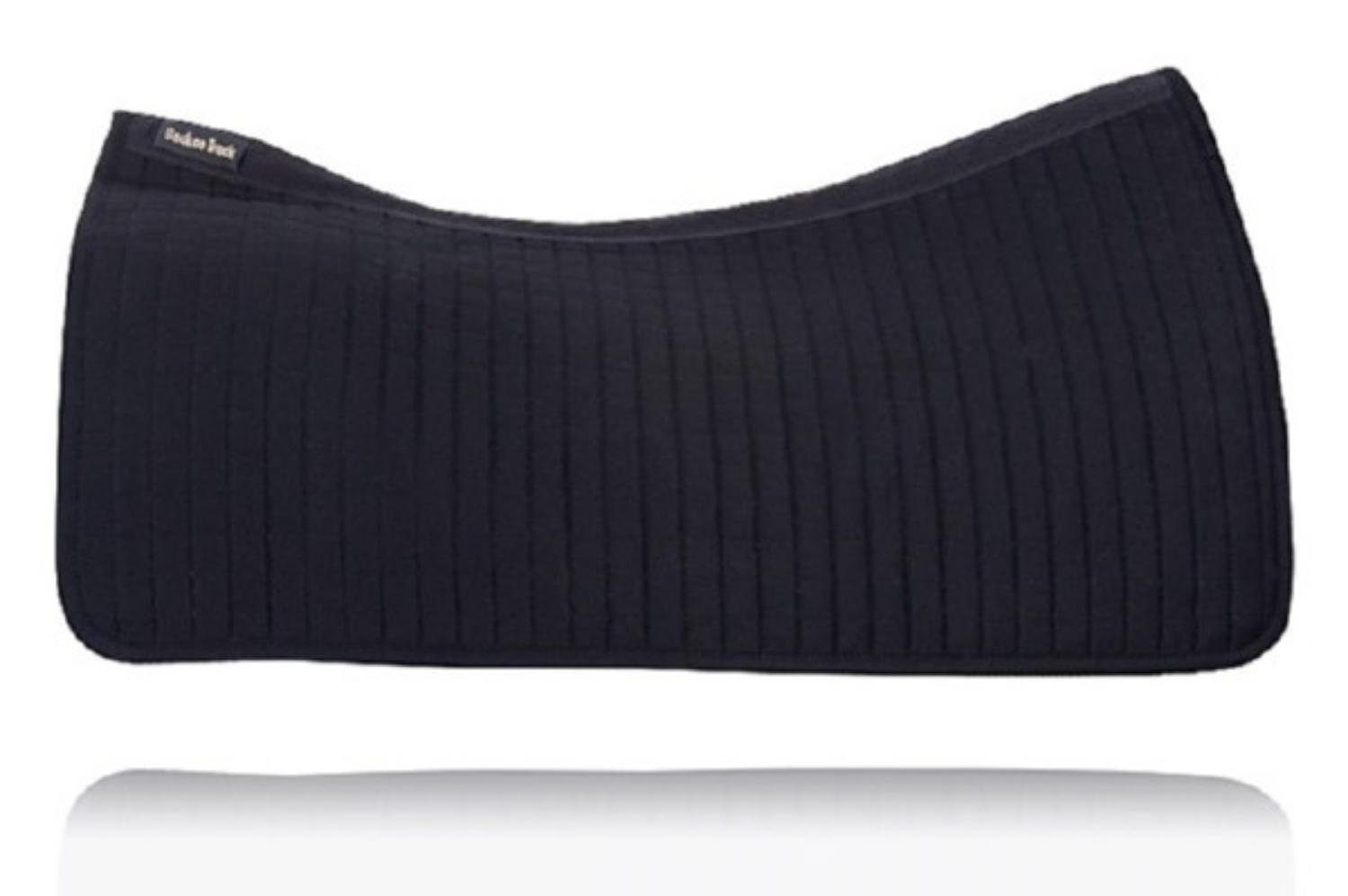 Picture of BACK ON TRACK EQUINE WESTERN SADDLE PAD BLACK - 79cm x 77cm