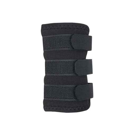 Picture of BACK ON TRACK DOG LEG WRAP with VELCRO STRAPS Black 15cm x 12cm - Pair