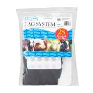 Picture of ALLFLEX TAG GLOBAL LARGE BLANK BLACK - 25/bag
