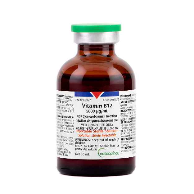 Picture of VITAMIN B12 5000mcg/ml INJECTION - 30ml (SU 50)