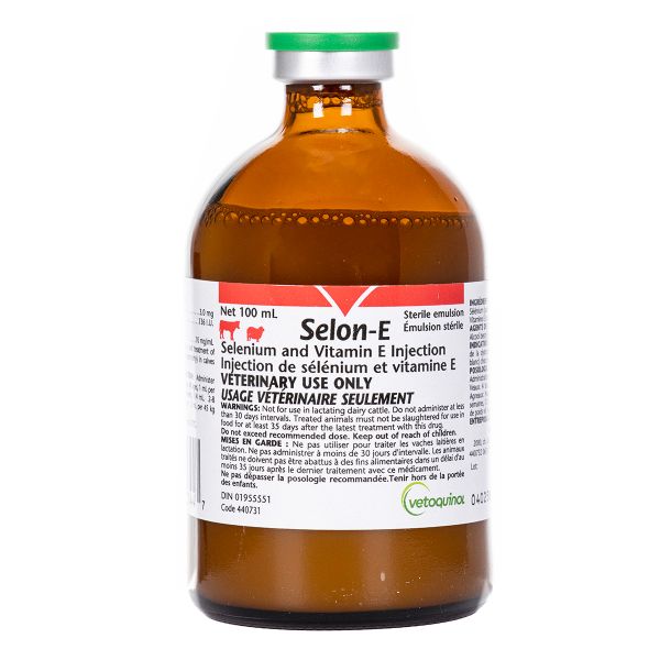 Picture of SELON-E (Selenium and Vitamin E) INJECTION - 100ml (su25)