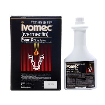Picture of IVOMEC POUR-ON FOR CATTLE - 1L (dg)(su6)
