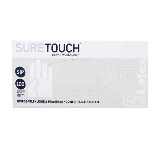 Picture of GLOVES EXAM SURETOUCH LATEX POWDERED SMALL - 100s