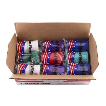 Picture of COFLEX BANDAGE ASST COLORS 4in - 18's