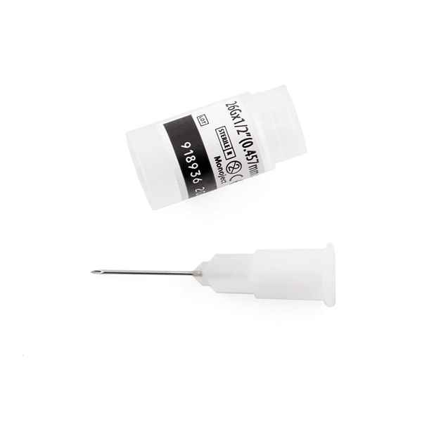 Picture of NEEDLE MONO 26g x 1/2in PL HUB - 100`s