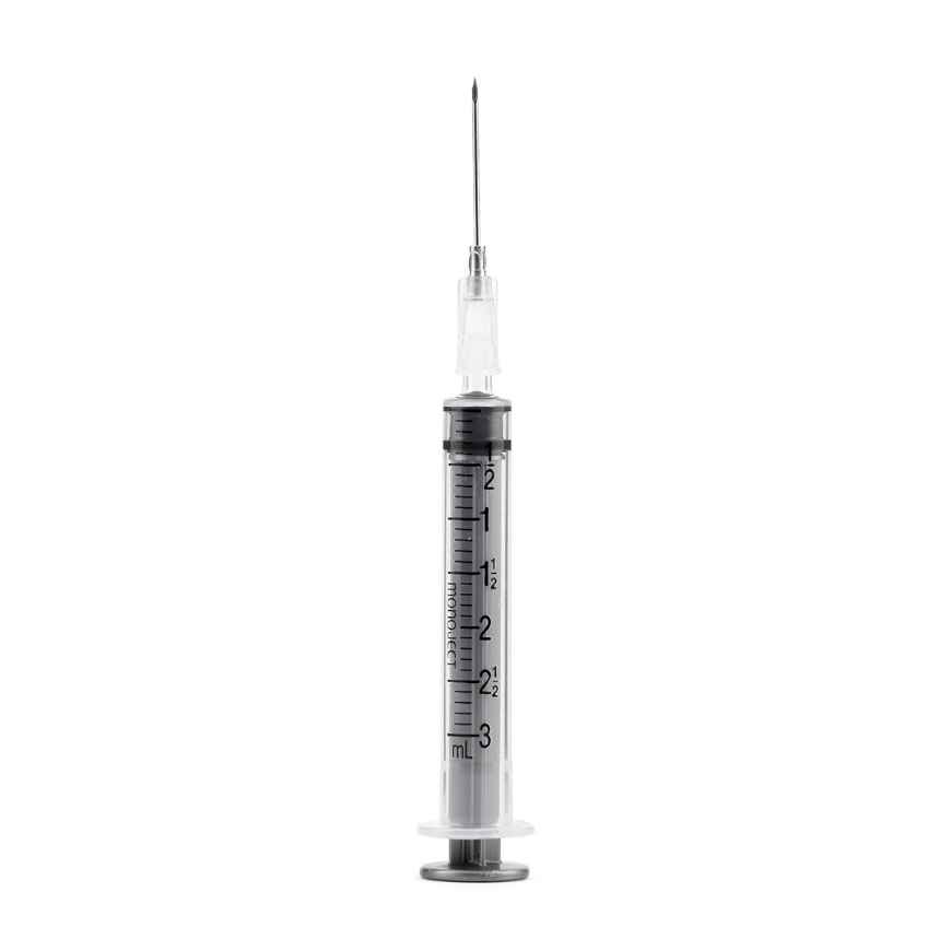 Picture of SYRINGE & NEEDLE MONO 3cc 20g x 1in REG TIP - 100's