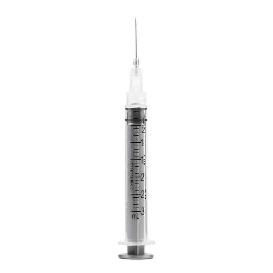 Picture of SYRINGE & NEEDLE MONO 3cc LL 22g x 3/4in - 100s 