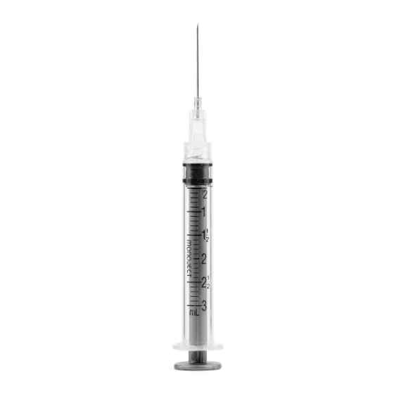 Picture of SYRINGE & NEEDLE MONO 3cc LL 22g x 1in  - 100s